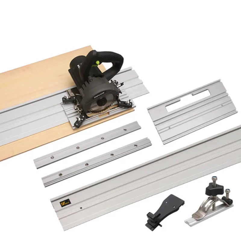 1.4M Circular Saw Guide Rail Set Track Saws Aluminum Guided Rails 2 Clamps Tracksaw Tools