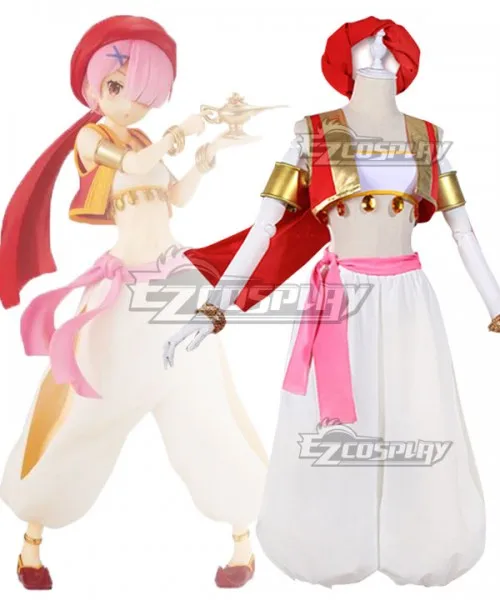 

Re: Life In A Different World From Zero Dancer Aladdin Rem Ram Girls Adult Dress Halloween Party Suit Cosplay Costume E001