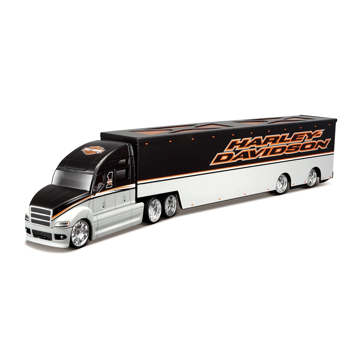 Maisto 1:64 Harley-Davidson Orange Black Haulers Static Die Cast Vehicles Collectible Hobbies  Model Car Toys