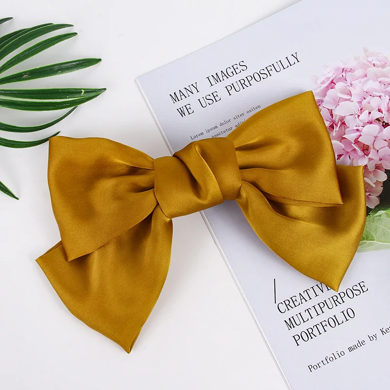 Lystrfac Baru Retro Beludru Busur Rambut Klip Wanita Fashion Musim Gugur Musim Dingin Busur Gadis Rambut Aksesoris Rambut Jepit Rambut Ikatan Simpul Jepit Rambut