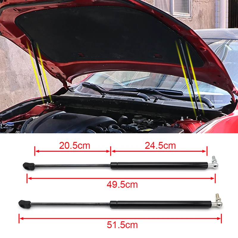 Car Front Bonnet Hood Engine Cover Lift Support Hydraulic Rod Gas Struts For Mazda 3 6 Axela Atenza 2014 2015 2016 2017 2018