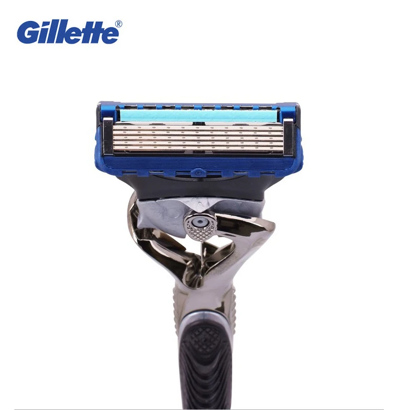 Gillette Fusion-maquinilla de afeitar Manual para peluquero, cuchillas de afeitar para Barba, cartucho de hoja de afeitar giratoria Flexball,
