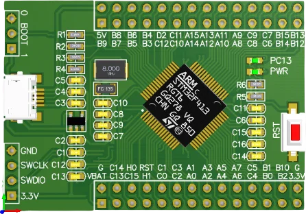 Stm32f413rgt6 الأساسية مجلس قدرة كبيرة MCU تطوير منتج جديد F413 عالية الأداء مجلس التقييم