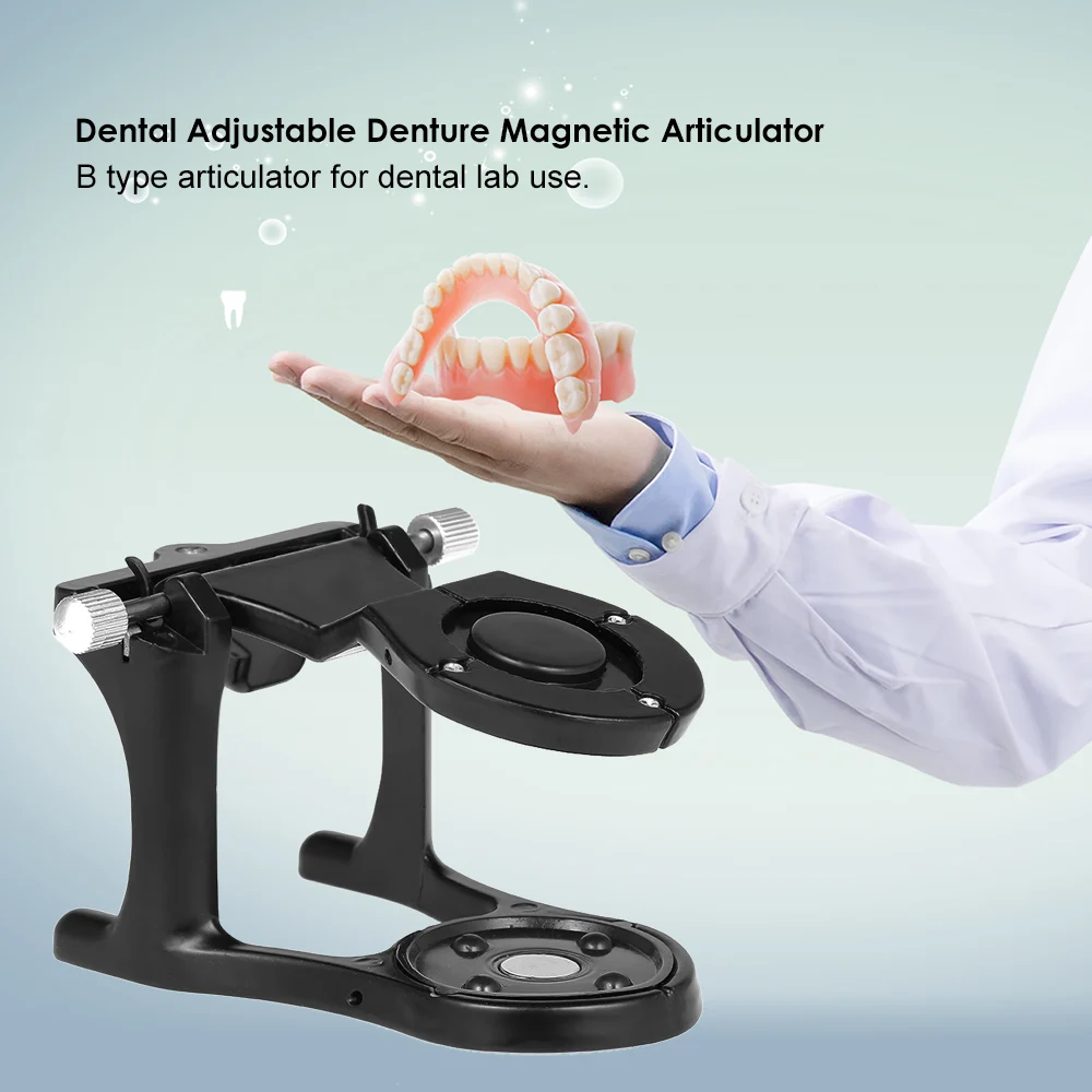 

Dental Magnetic Articulator Cast Jaw Frame Anatomic Articulator Adjustable Dental Lab Occlusion Equipment Dentist Tools