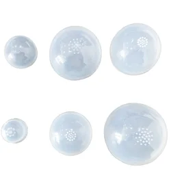 1Pcs Head Transparent Clear Silicone Wig Cap Protection Cover for 1/6 1/4 1/3 BJD SD doll Dolls Accessories