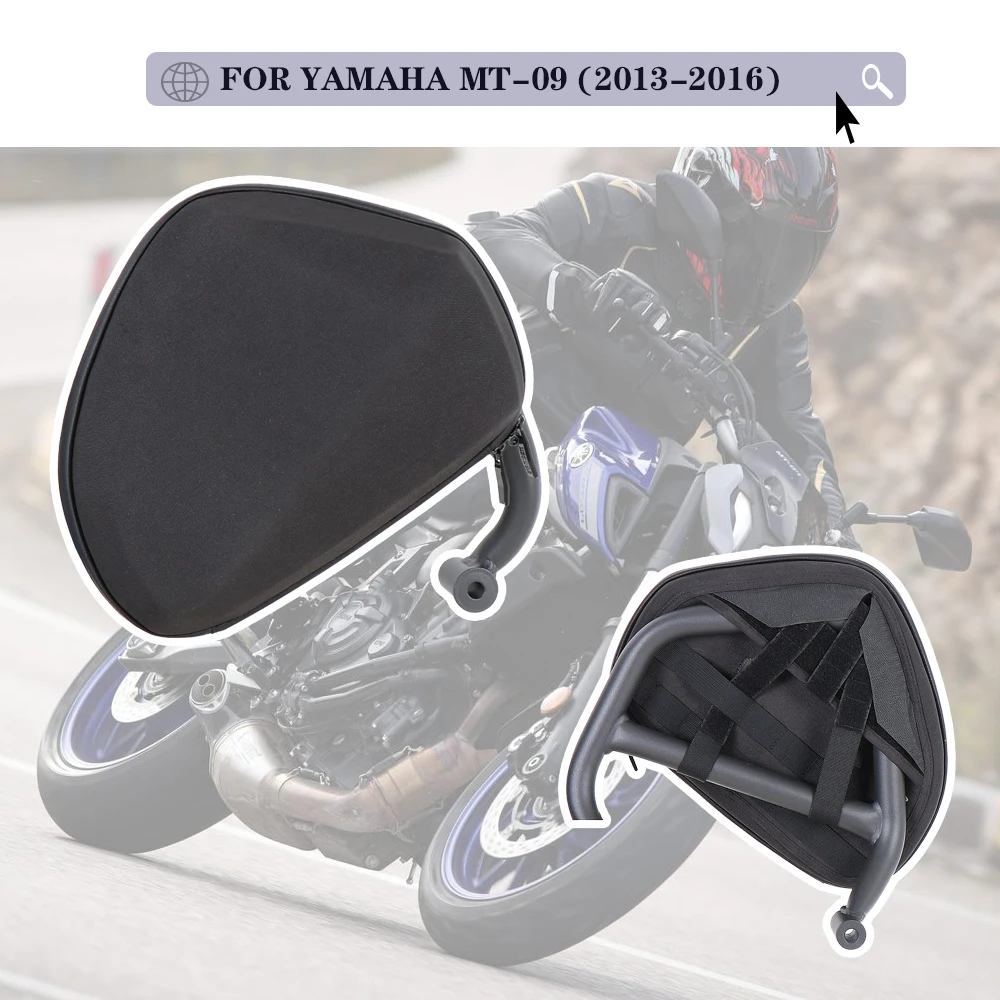 

MT09 Crash Bar Bags Motorcycle Waterproof Repair Tool Placement Bag FOR YAMAHA MT-09 2013 2014 2015 2016