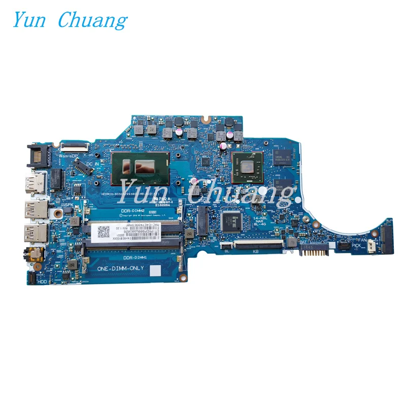 L24456-601 For HP 14s-cf 14-CF 14S-CR 14-CR TPN-I130 laptop Motherboard L24456-001 6050A2993401 W i7-8550U CPU 216-0889018 GPU