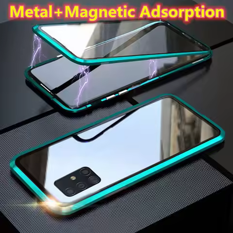 360 Cover Oppo A11 A11X A3 A3i A3S A5 A5S A7 A8 AX7 A91 A9 A9X A7X Metal Case Oppo R11 R11S R15 R17 F15 F9 F11 Pro Glass Fundas