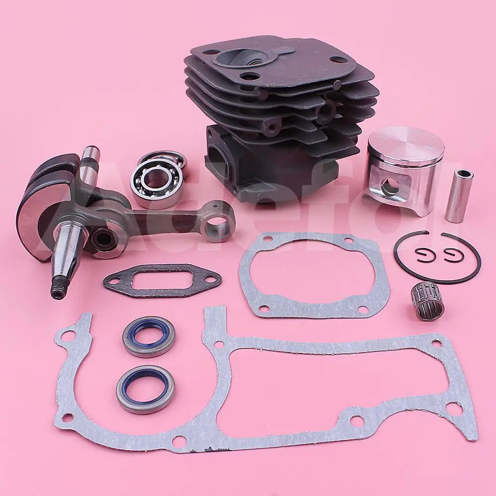 48mm Zylinder Kolben Cranksharft Kit Für Husqvarna 365, 365 EPA Spezielle Kettensäge 503691072 Platz w Öl Dichtung Nadellager