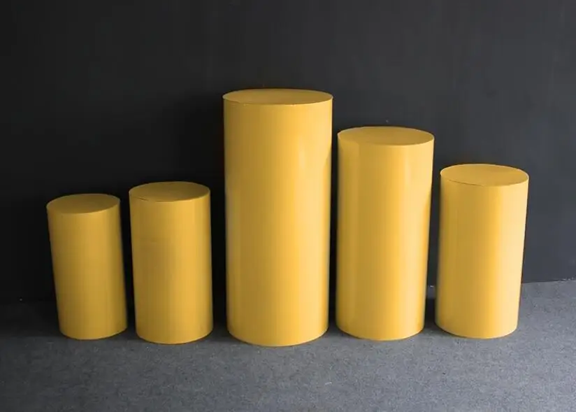 جديد الدعائم الزفاف الحديد المطاوع طاولة الحلوى أسطوانية طاولة الحلوى أسطوانية تسجيل في منطقة حفلة عيد ميلاد عرض الحلي