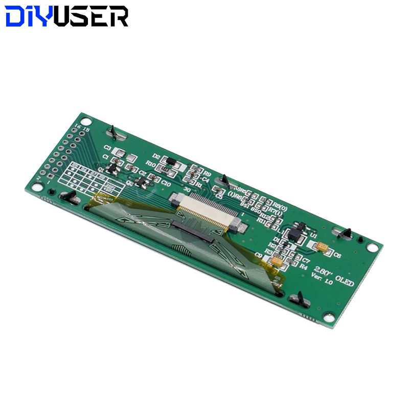 NEW OLED Display 2.8" 256*64 25664 Dots Graphic LCD Module Display Screen LCM Screen SSD1322 Controller Support SPI