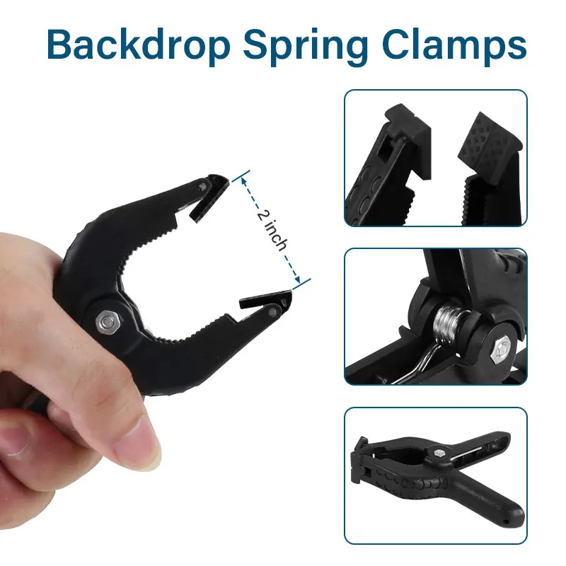 사진 배경 스탠드 2.6*2M/2*2M 조정 가능한 T 모양 지원, 사진 스튜디오 모슬린/종이 크로마 키 배경 스탠드