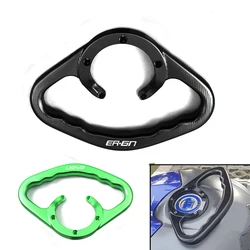 For KAWASAKI ER-6N ER6N ER 6N All Years Universal Motorcycle CNC Passenger Handgrips Hand Grip Tank Grab Bar Handles Armrest