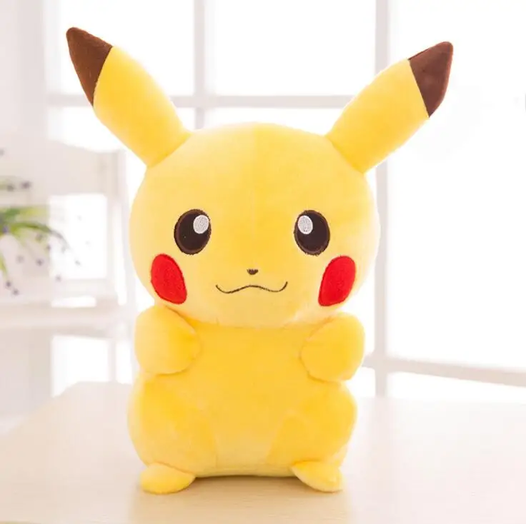 Juguete de peluche de Pikachu para niños, Pikachu de 20cm de peluche de juguete, película de Anime, muñeco para niños, regalos de cumpleaños para