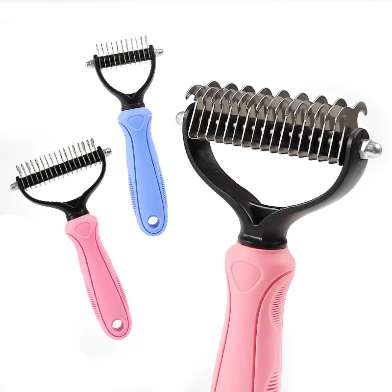 Pets Fur Knot Cutter Brush For Dog Grooming Comb Steel Hair Comb Dog  Shedding Brush Cat Comb Pet Hair Remov For Animal Supplies