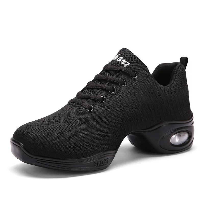 Tanz Schuhe Frau Damen Moderne Weiche Laufsohle Jazz Turnschuhe Mesh Atmungs Leichte Weibliche Tanzen Fitness Schuhe Sport