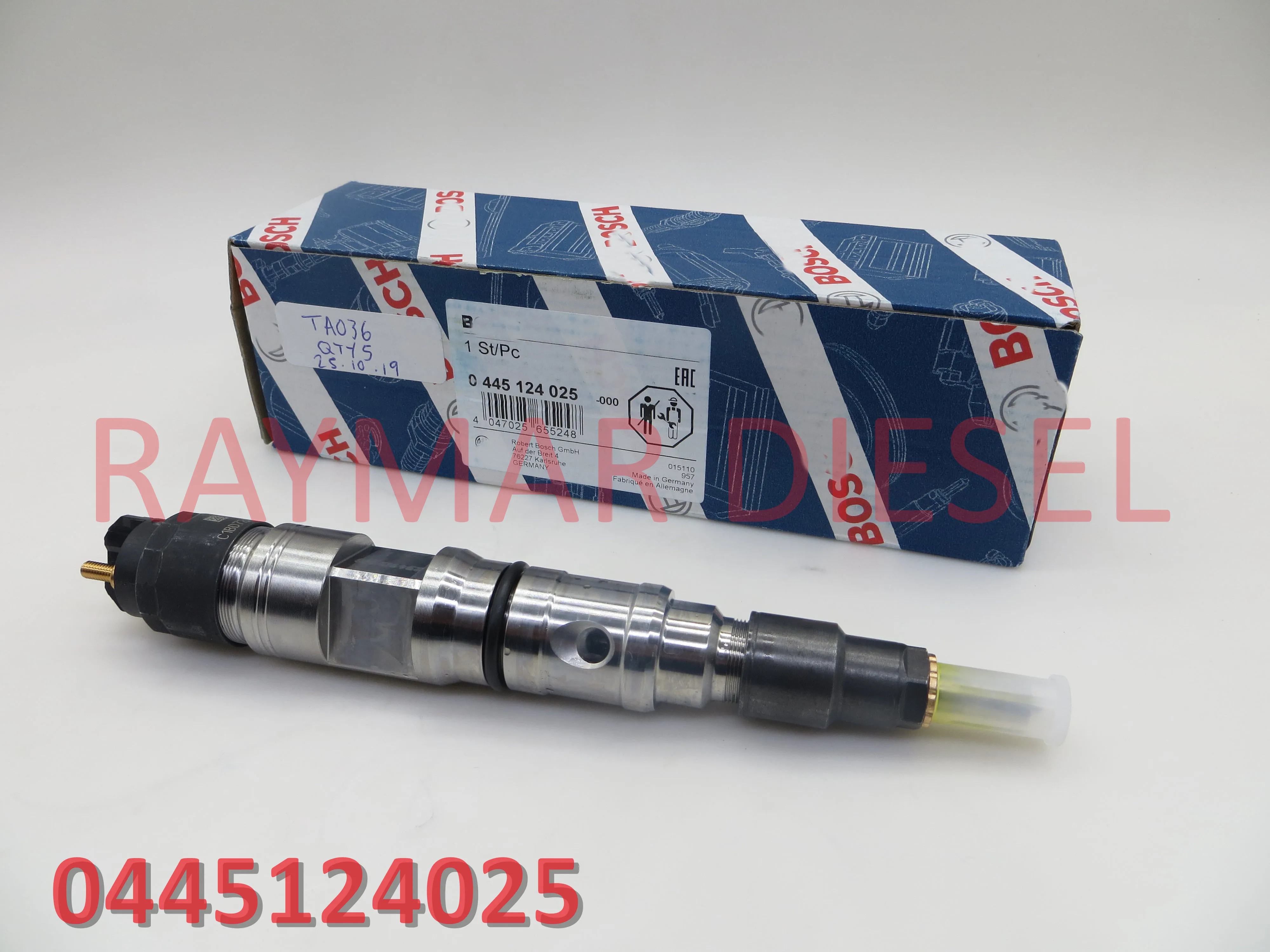 Genuine Brand New Diesel Common Rail Injector 0445124025, 837074860 FOR SISU ENGINE