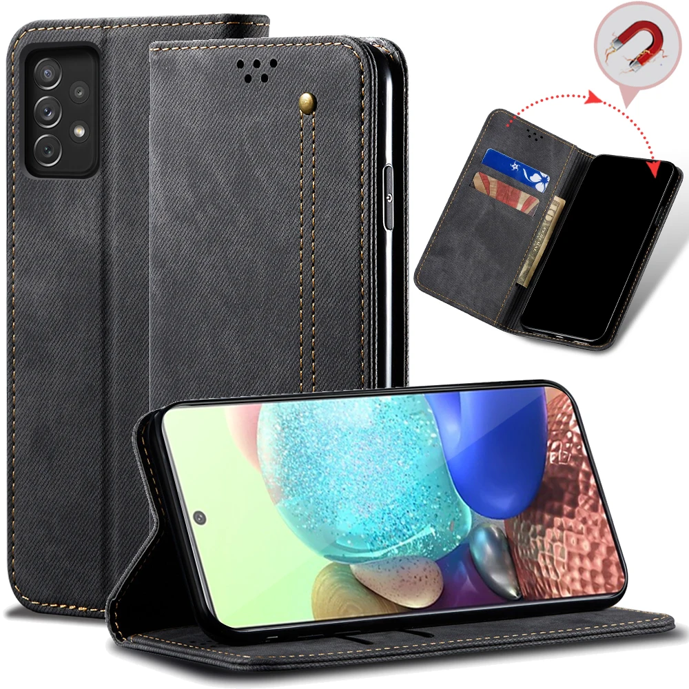 

Роскошный кожаный чехол-кошелек с откидной крышкой для Samsung Galaxy A72 A52 A51 A11 A21S A31 A71 A22 A32 A12, чехол-подставка с отделением для карт, Магнитный чехол для телефона