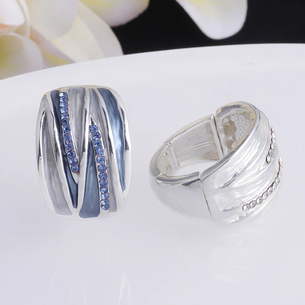 Sale MeiceM Enamel Geometric Ring Adjustable Metal Female Rings Aesthetic Accessories Fashion Jewelry Gifts Rings for Women 2022