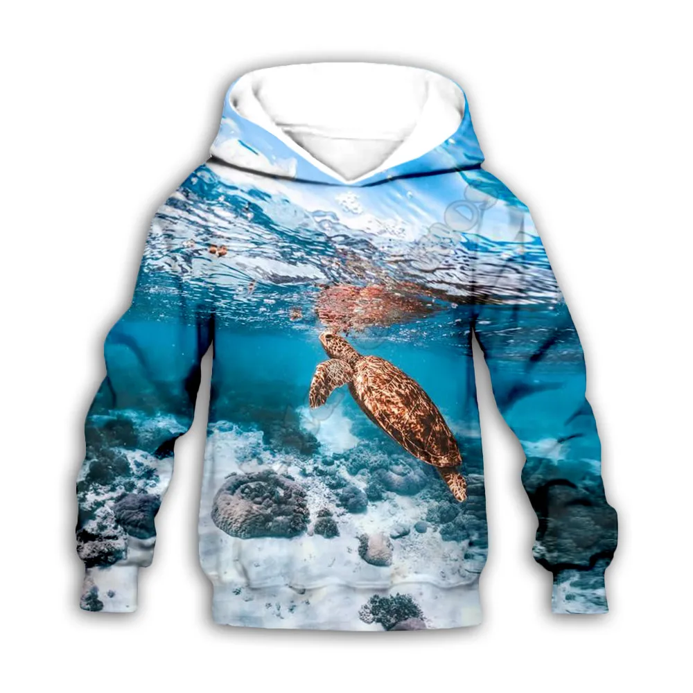 

Sea turtle 3d printed Hoodies family suit tshirt zipper Pullover Kids Suit Sweatshirt Tracksuit/Pant Shorts 01