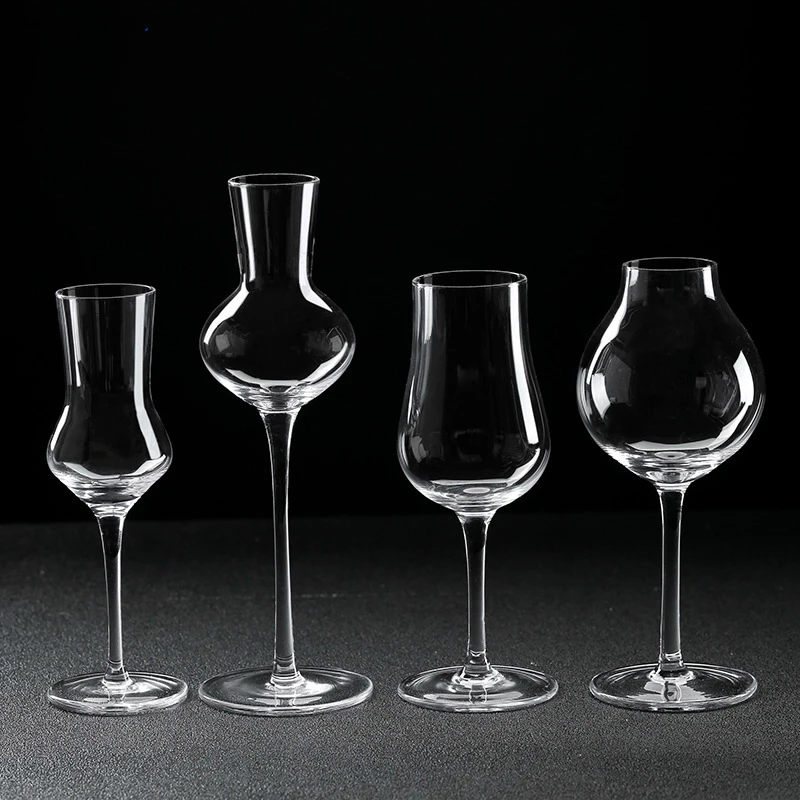 Crystal Glass Cocktail Glass Verre Mariage Wedding Creative Horn Goblet Sweet Wine Cocktail Cups Bar Ktv Fragrance-smelling Cup