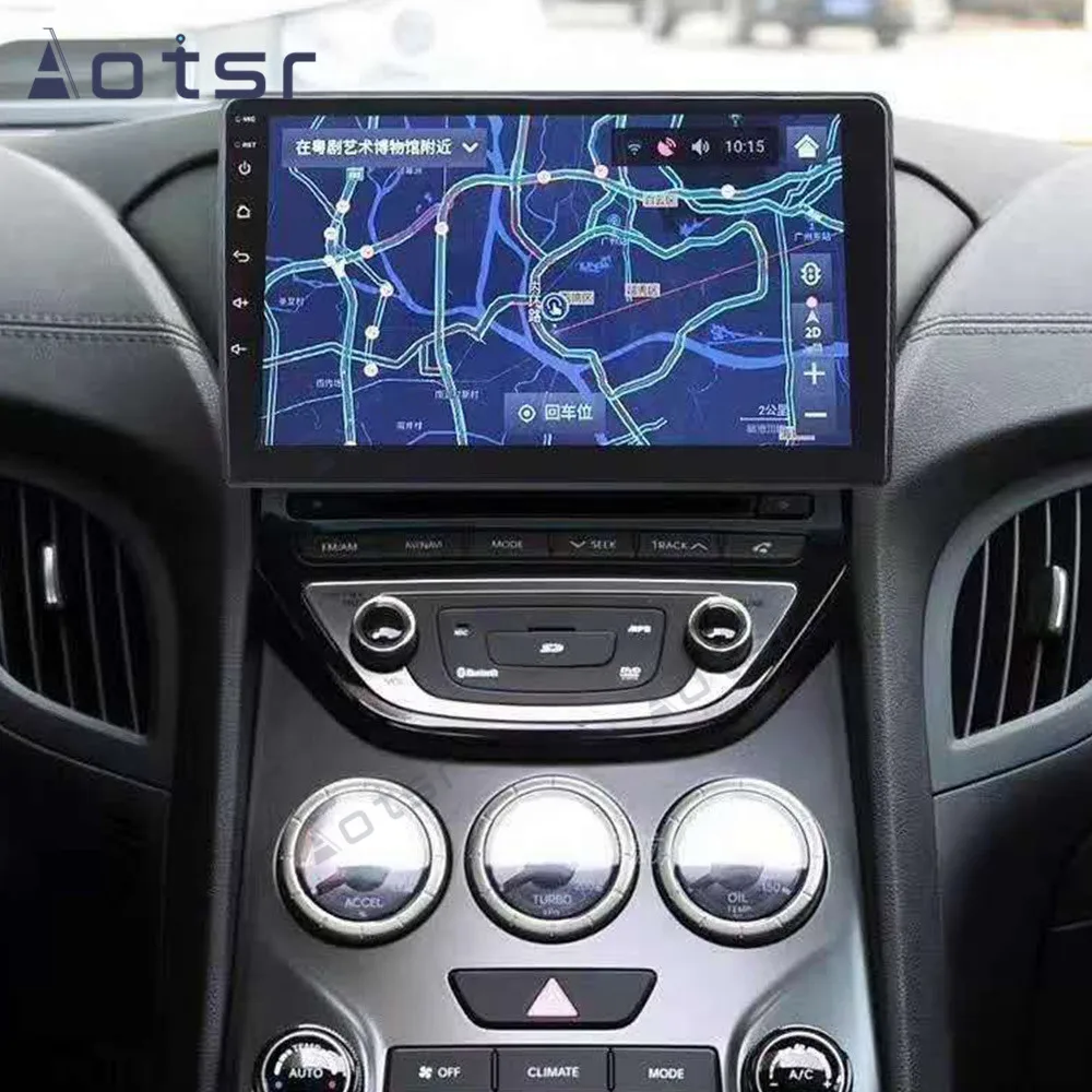 Android12 Screen Car With Bluetooth Carplay Receiver For Hyundai Rohens Genesis Coupe 2012+ Central Multimedia Player Stereo