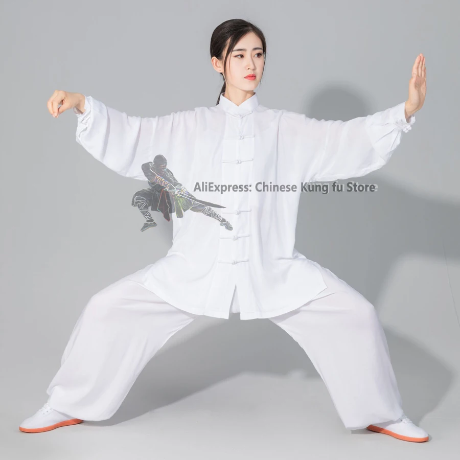 

6 Colors Women's Summer Cotton Tai Chi Suit Wing Chun Kung fu Uniform Wushu Martial arts Clothes Jacket and Pants 6 Colors