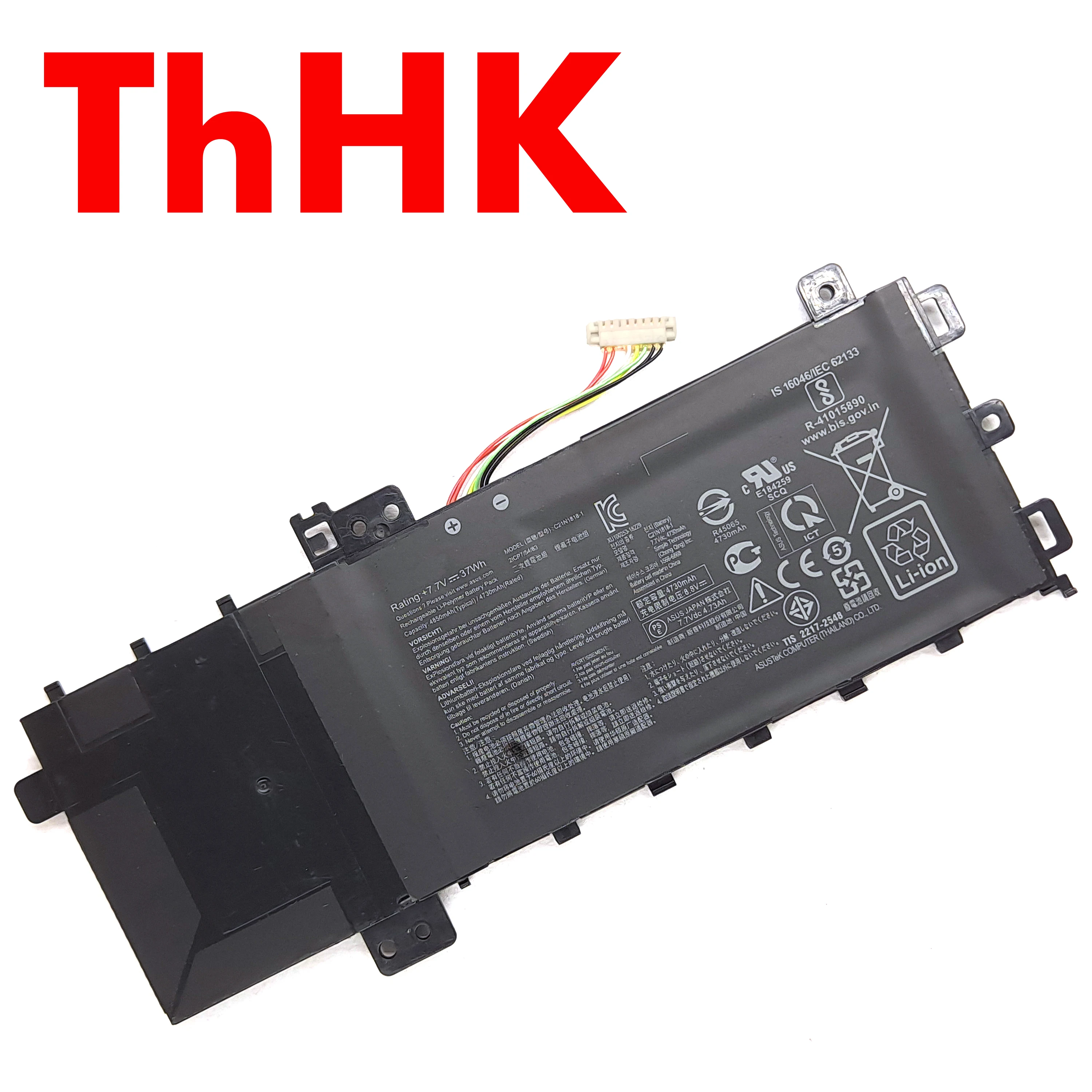 Batería para portátil ASUS VivoBook 14 X412 X409FA VivoBook 15 M509DA X509UA F509FA A409UA, Original, Original, C21N1818-1, 37Wh