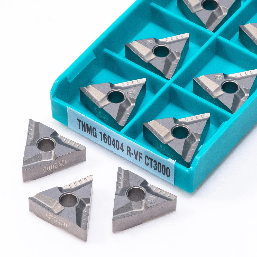 10 PCS TNMG160404 R-VF CT3000 High Quality CNC Tool Carbide Insert For Steel TNMG 160404 R Tungsten Carb