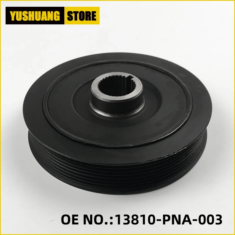 Engine Harmonic Balancer Crankshaft Pulley For Honda Accord 2003-2007 CRV RD 2002-2006 STREAM RN3 2001-2005 OEM# 13810-PNA-003