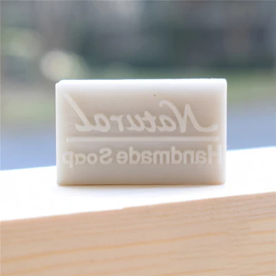 Handmade Soap Letters DIY Soap Stamp Resin Acrylic Handmade Seal Organic Natural Soap Making Tools