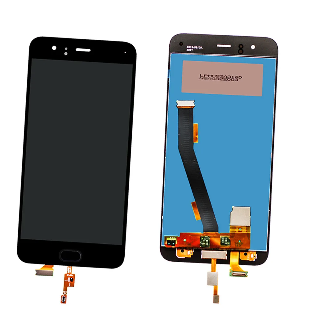 Imagem -03 - Substituição da Tela de Lcd com Frame Sensor de Toque Montagem Digitador Impressão Digital mi m6 515