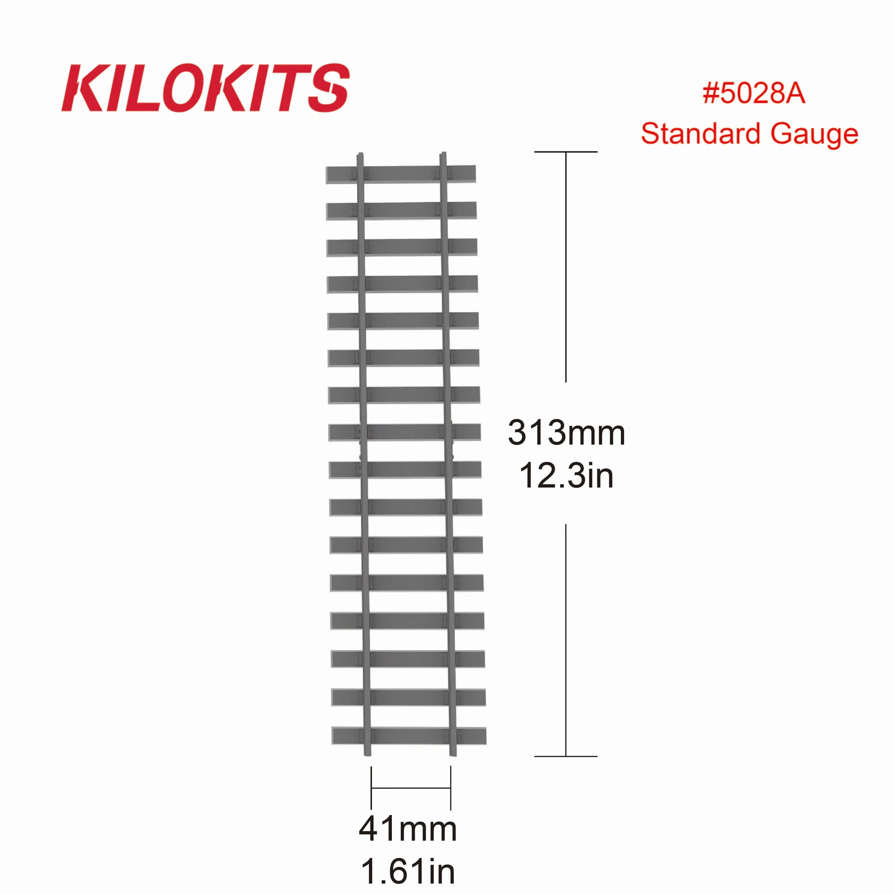 1/35 Military Plastic Railway Tracks The Standard Gauge Unpainted Unassembled Model Kits for Railroad Layout DIY Dioramas