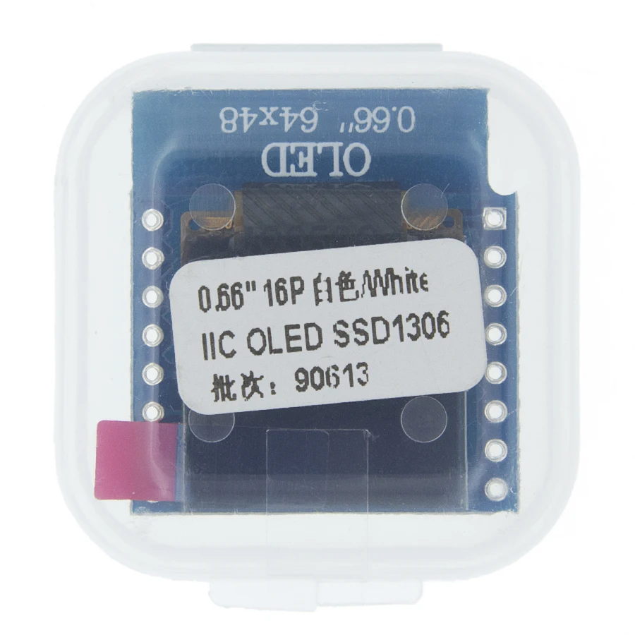 0.66 inch OLED LED LCD Dispaly Shield Compatible for WEMOS D1 MINI ESP32 64X48 0.66 inch Display 0.66