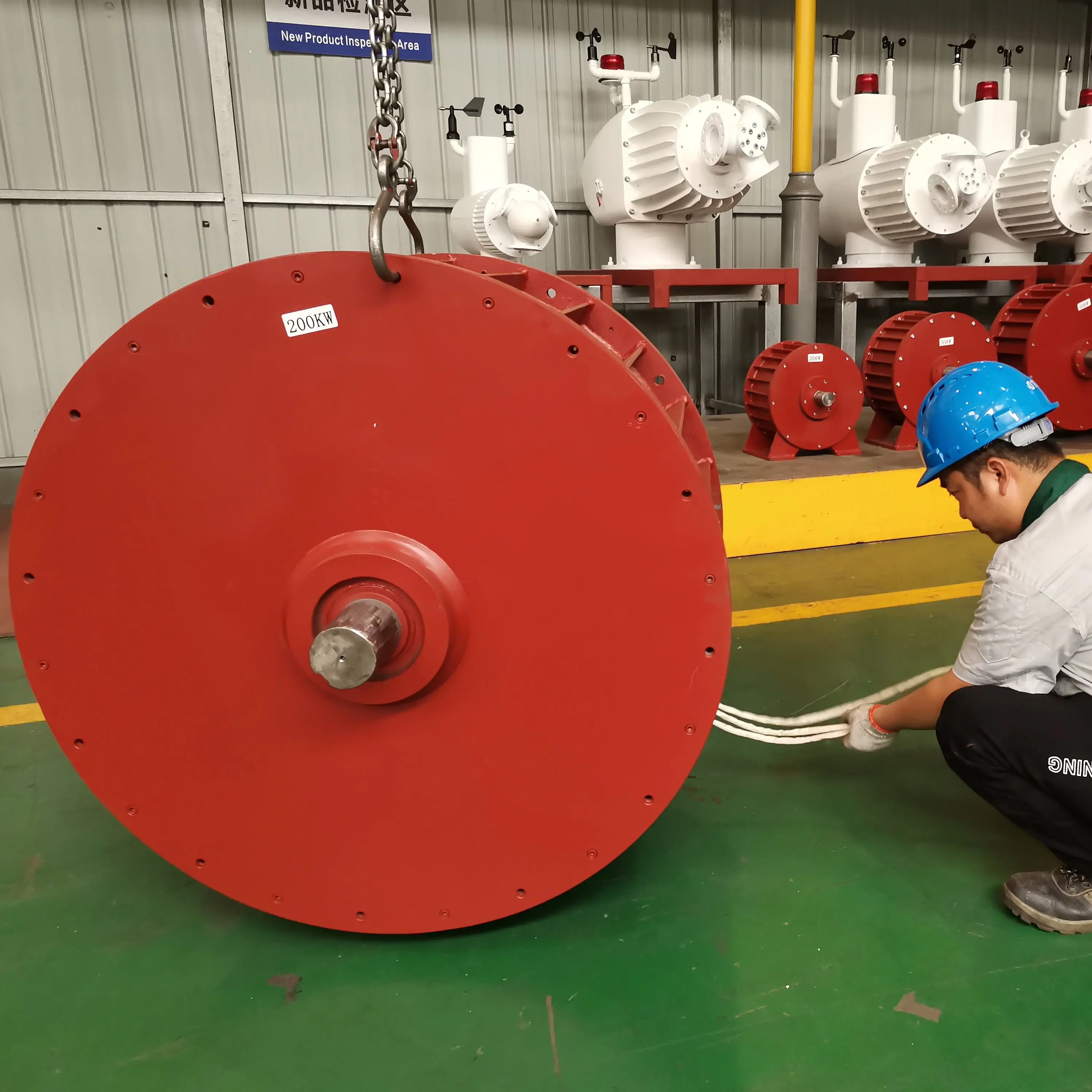 Factory price Low Speed 100KW 220V 380V Gearless Permanent Magnet Generator AC Alternators Use For Wind Turbine Water Turbine