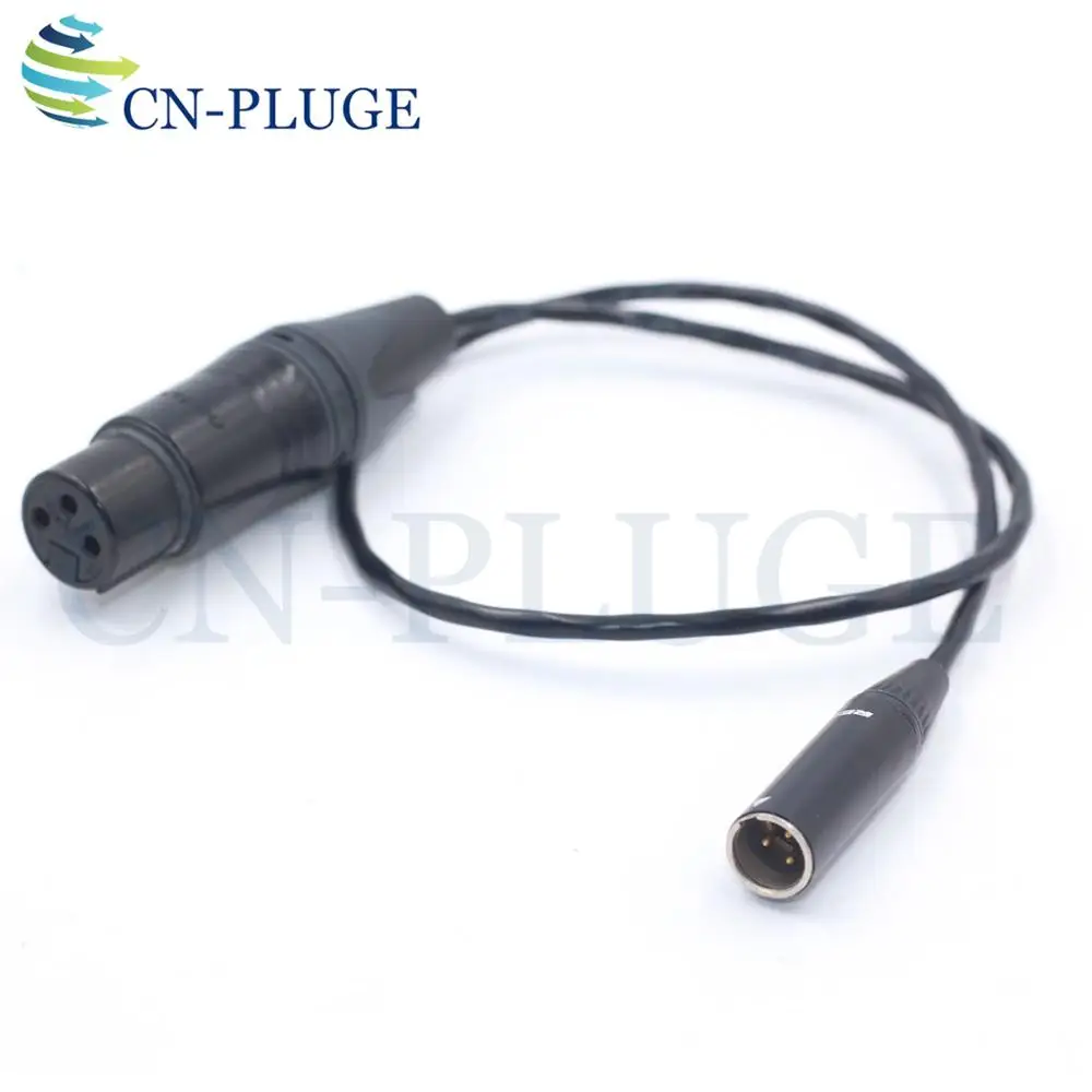 XLR-3Pin Female To TA3M MINI XLR 3-Pin Professional Mini XLR Audio Input Microphone To Canon EOS C70 Camera. Balanced Connection