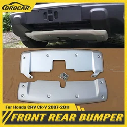 BROCAR Fit For Honda CRV CR-V 2007 to 2011 Aluminum Alloy Front Rear Bumper Guard Protector Skid Plate Bumper Covers Car Styling