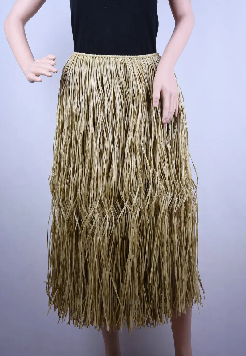 

Free Shipping HS00002 10Pcs/lot 200 X 80 cm Natural Rayon Raffia Skirt Women Wear Party Decoration Fashion Dress Wholesale
