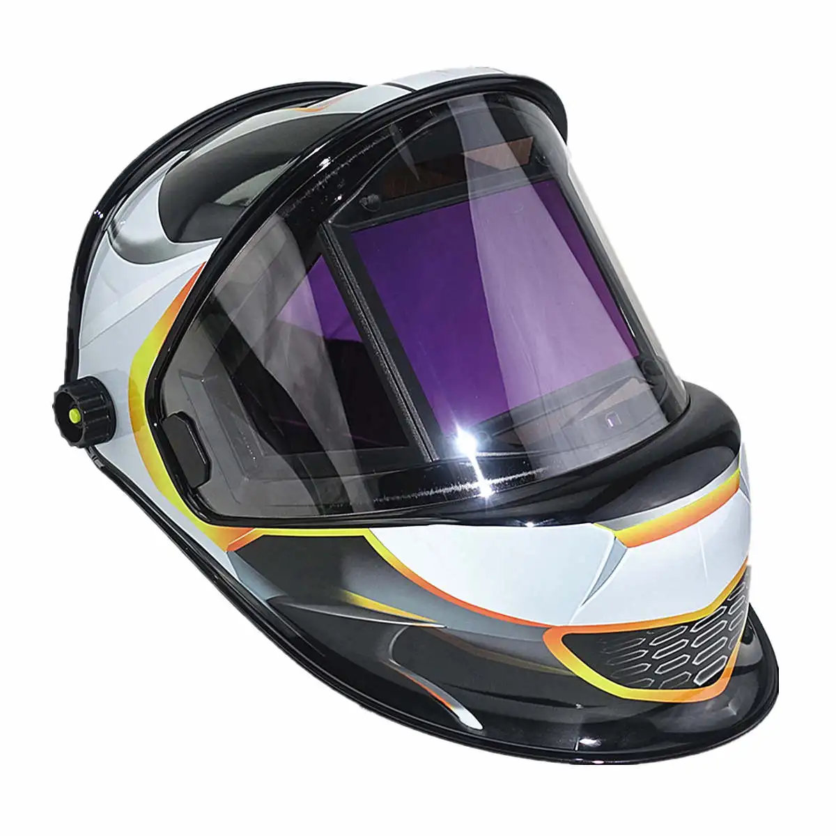 Auto Darkening Welding Mask 3 Filters View Size 115x85mm DIN 4-14 Optical 1111 5 Sensors ANSI CSA AS/NZS Welding Helmet