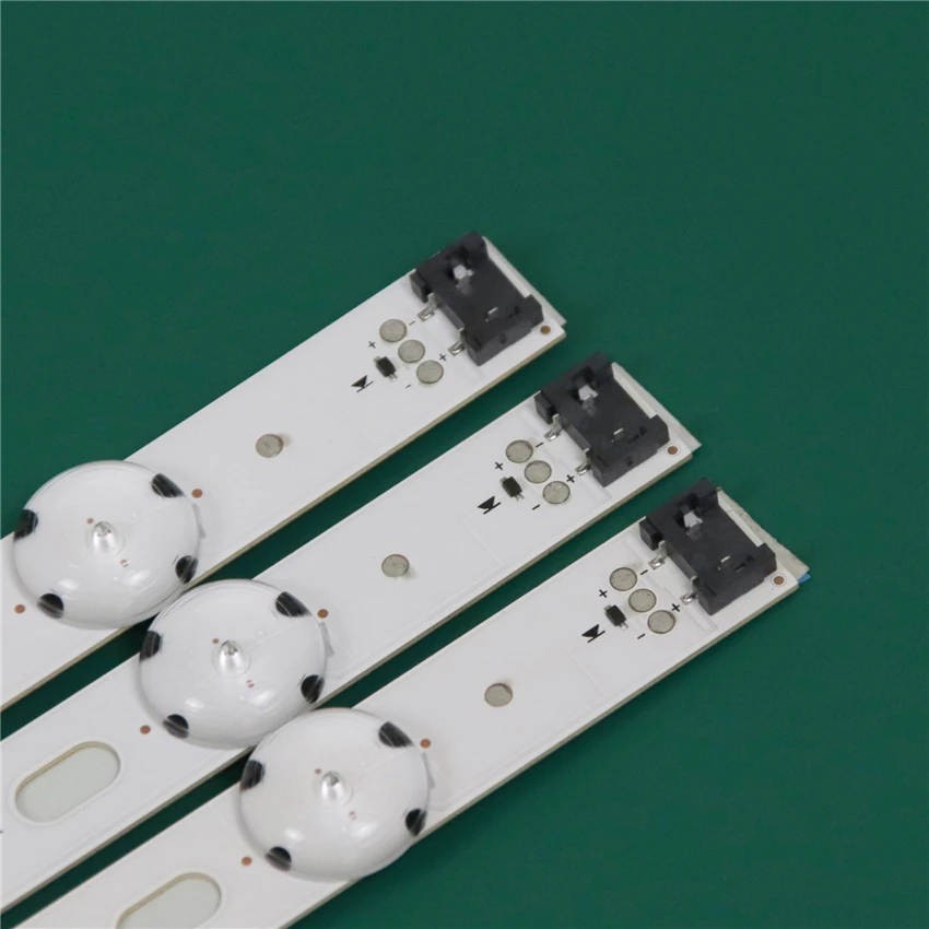 Faixa de led para retroiluminação tridimensional lg, régua de linha, estilo uhd_led de 43 polegadas