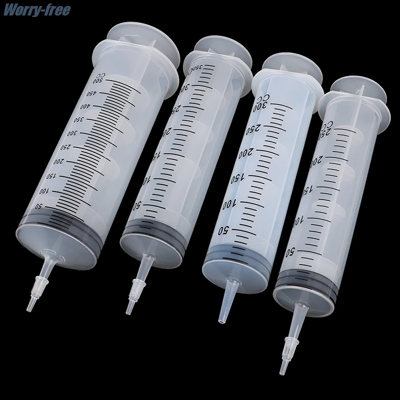 New 1PC High-capacity Syringes Disposable Nutrient Sterile Hydroponics Feeding Syringe 250ml,300ml,350ml,500ml