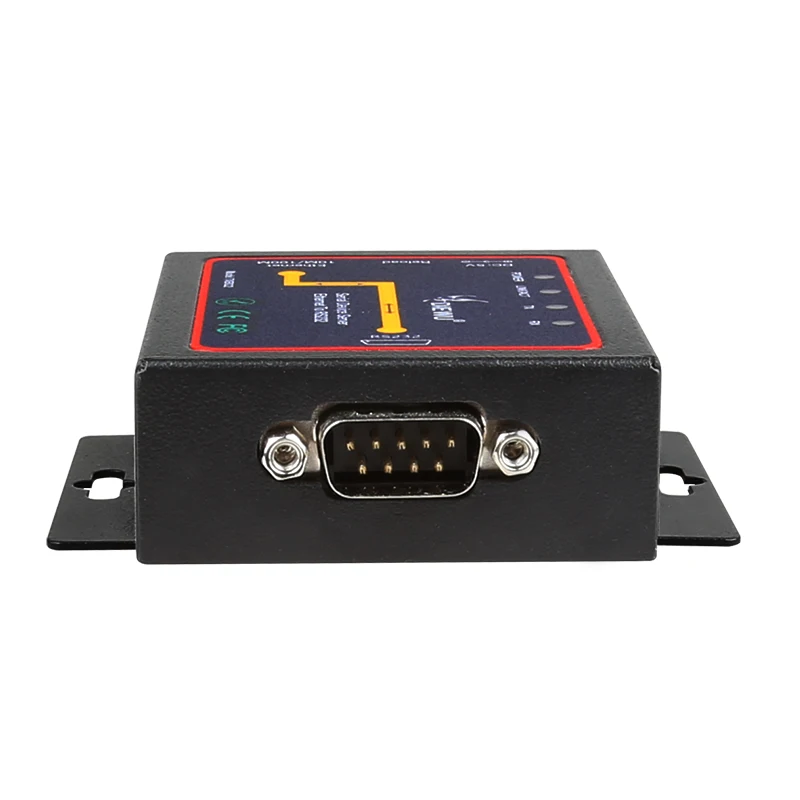 Industrial Grade RS232 COM Port to Ethernet Server Device Converter with DIN RAIL TYPE