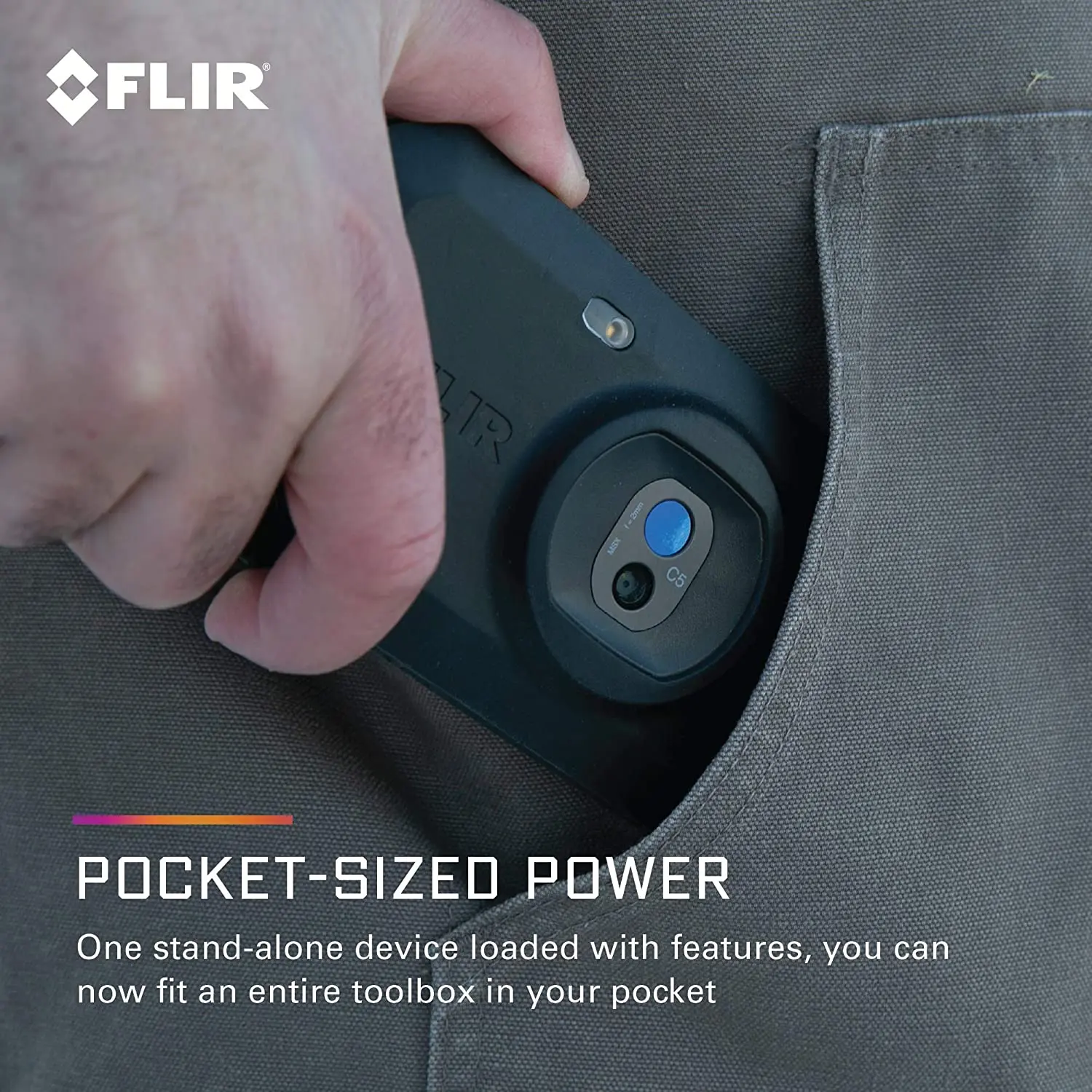 FLIR C5 Thermal Camera of Professional Wi-Fi and Cloud Function Sixth Sense Compact  Pocket Size IR Camera Heat Sensor 160 * 120