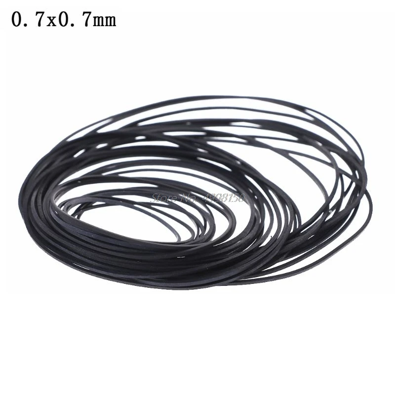 30Pcs Mix Cassette Tape Belt Assorted Common Belt Pro for Recorders CD-ROM Video Machines Walkman DVD Drive 0.7*0.7mm Dropship