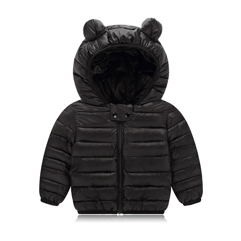 Baby Girls Down Jackets Outerwear For Kids Coats Autumn Boys Girls Warm Hooded Down Jacket Coat Winter Toddler Girl Jackets