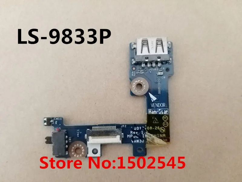 Dành Cho Dành Cho Laptop DELL E5440 Ban Đầu Laptop USB Giao Diện Ban USB Bảng Công Tắc Ban VAW30 LS-9833P