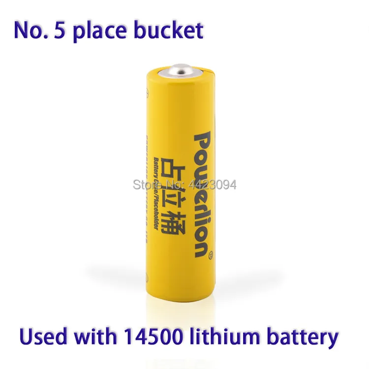 8pcs/lot 14500 li-ion lithium dummy fake battery AA battery setup dummy cells can't charger for Lithium iron phosphate battery