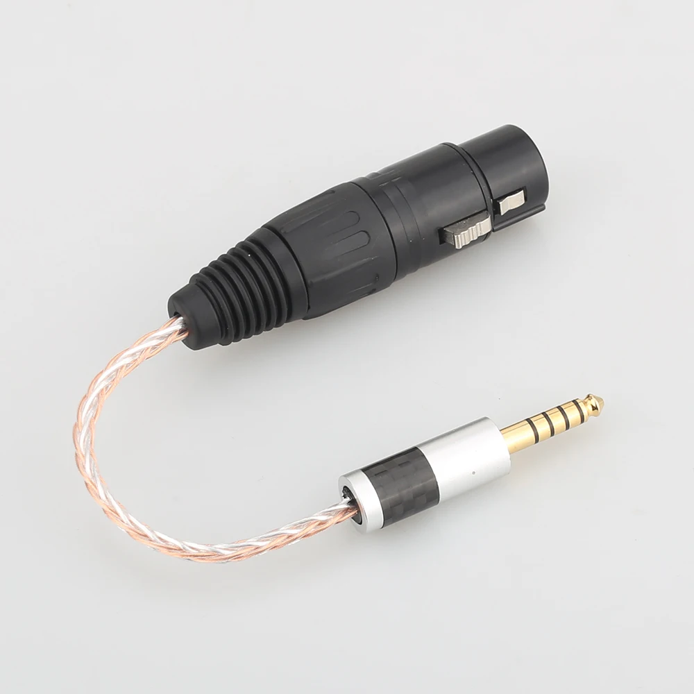 Audiocrast-كابل محول صوت XLR ، 4.4 مللي متر ، ذكر إلى 4 سنون ، اتصال متوازن TRS