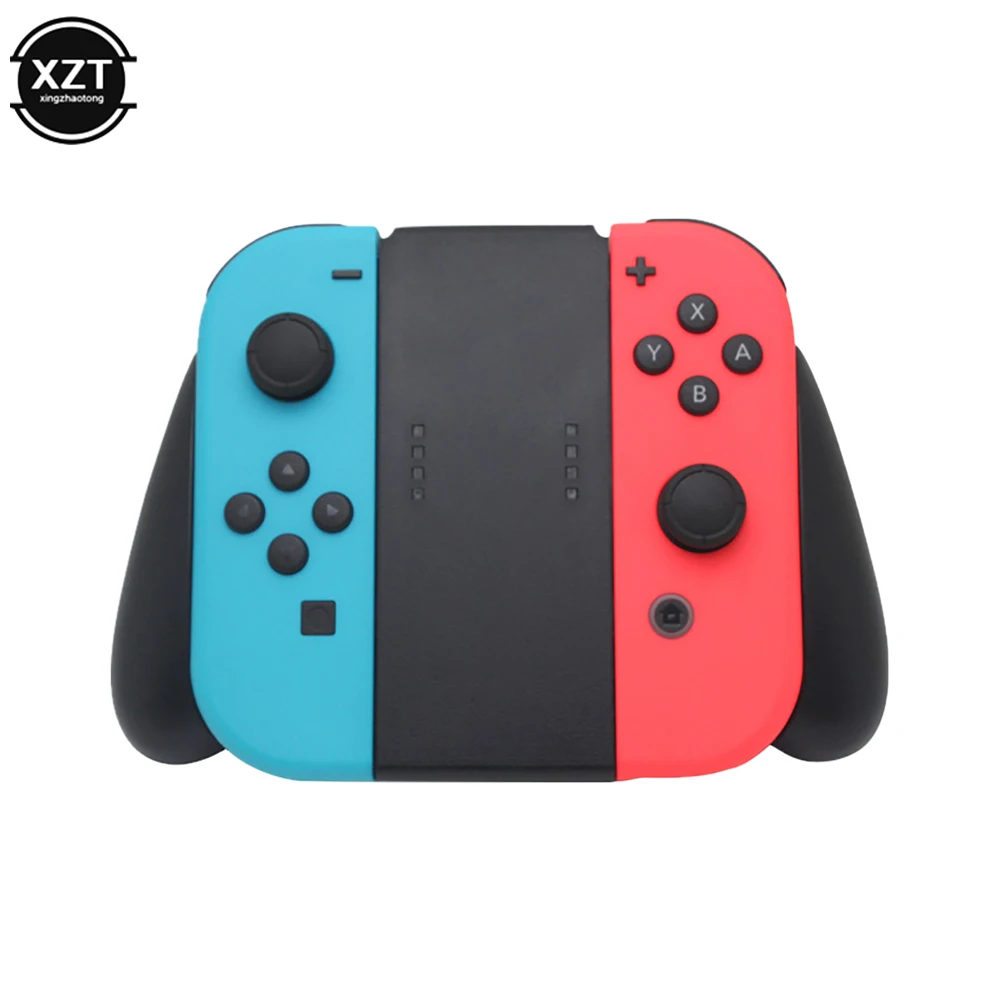 1pc gaming grip lidar com controlador conforto aperto alça suporte suporte para nintend switch joy-con alça de plástico suporte