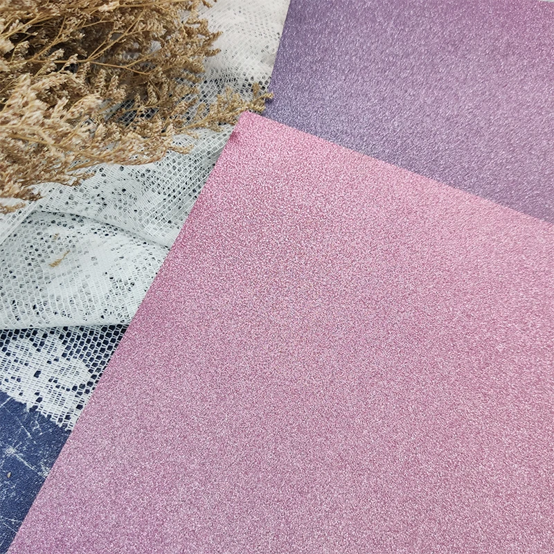 5 sheets Pink Purple Premium Ombre Glitter Card A4 250gsm Paper Scrapbooking paper pack craft Background